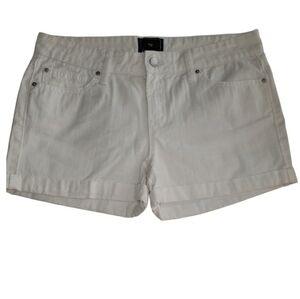 GAP Women's White Jean Shorts-6